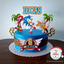 Bolo temático Sonic